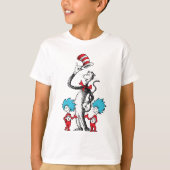 Dr. Seuss | Cat in het Pet, Thing One & Thing Two T-shirt (Voorkant)
