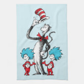 Dr. Seuss | Cat in het Pet, Thing One & Thing Two Theedoek (Verticaal)