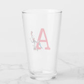 Dr. Seuss Cat in het Pet Umbrella Walk Monogram Glas (Achterkant)