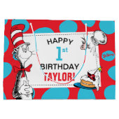 Dr. Seuss Cat in het Pet Verjaardag Groot Cadeauzakje (Achterkant)