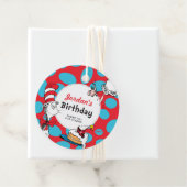 Dr. Seuss Cat in het Pet Verjaardagsgunst Bedankjes Labels (In situ)