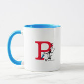 Dr. Seuss Cat in the Hat Paraplu Wandel Monogram P Mok (Links)