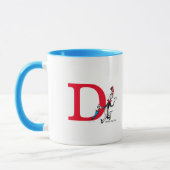 Dr. Seuss Cat in the Hat Paraplu Wandeling Monogra Mok (Links)