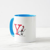Dr. Seuss Cat in the Hat Paraplu Wandeling Monogra Mok (Voorkant links)