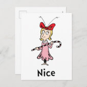 Dr. Seuss | Cindy-Lou, Nice Briefkaart (Voorkant / Achterkant)
