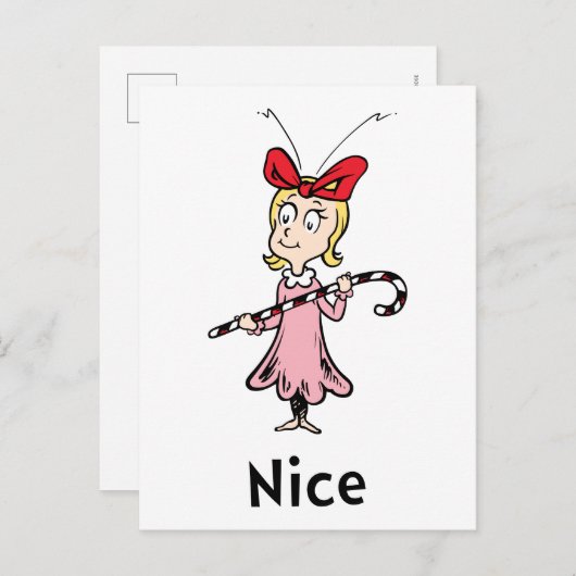 Dr. Seuss | Cindy-Lou, Nice Briefkaart (Voorkant / Achterkant)