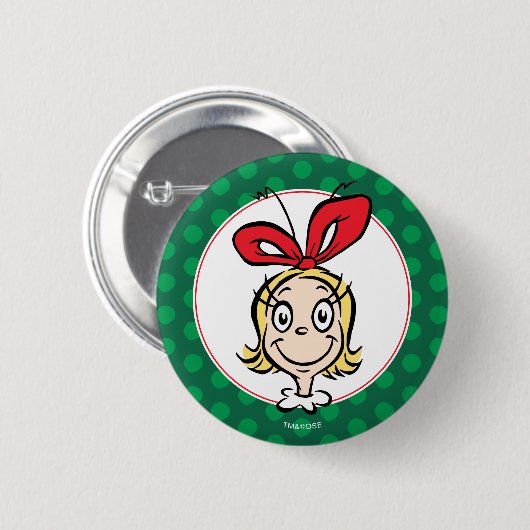 Dr. Seuss | Cindy-Lou, Nice Ronde Button 5,7 Cm (Voorkant /achterkant)