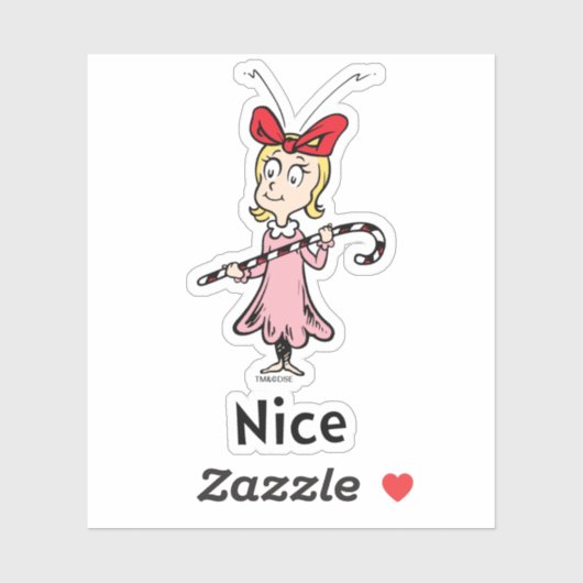 Dr. Seuss | Cindy-Lou, Nice Sticker (Vel)