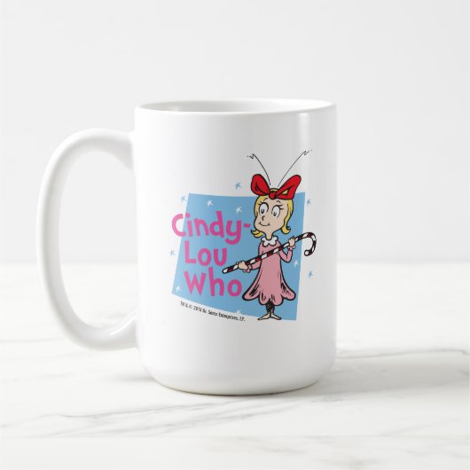 Dr. Seuss| Cindy-Lou Who - Candy Cane Koffiemok (Links)