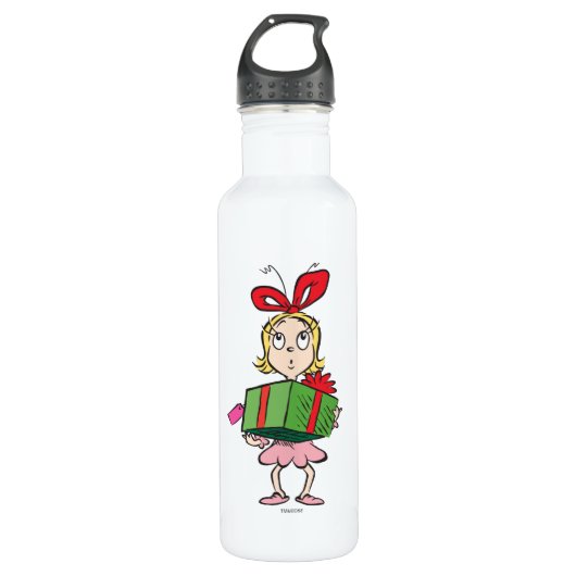 Dr. Seuss| Cindy-Lou Who - Holding Cadeau Waterfles (Voorkant)