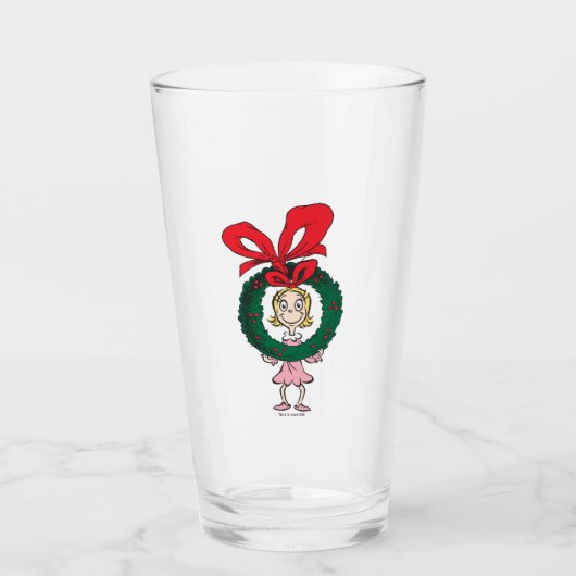 Dr. Seuss Cindy-Lou Who - Wreath Glas (Voorkant)