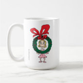 Dr. Seuss | Cindy-Lou Who - Wreath Koffiemok (Links)