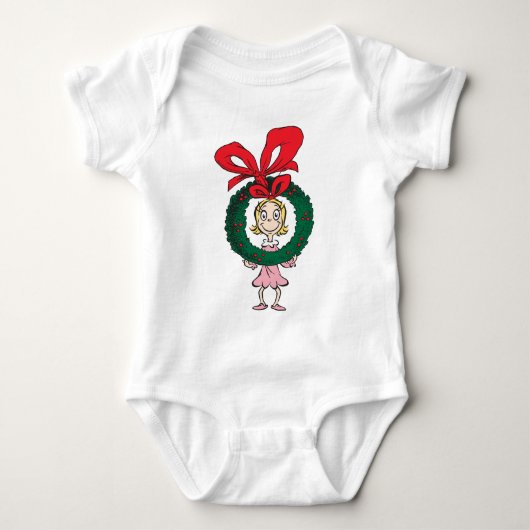 Dr. Seuss Cindy-Lou Who - Wreath Romper (Voorkant)