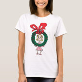 Dr. Seuss Cindy-Lou Who - Wreath T-shirt (Voorkant)