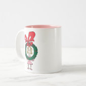 Dr. Seuss Cindy-Lou Who - Wreath Tweekleurige Koffiemok (Voorkant links)