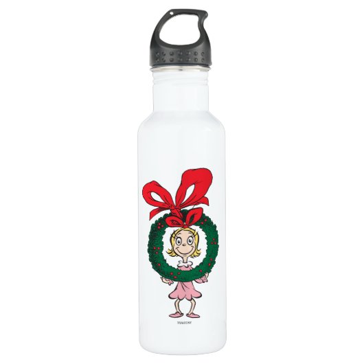 Dr. Seuss Cindy-Lou Who - Wreath Waterfles (Voorkant)