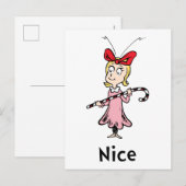 Dr. Seuss | Cindy-Lou Wie is Aardig Briefkaart (Voorkant / Achterkant)
