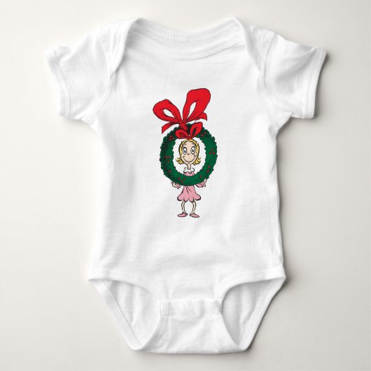 Dr. Seuss | Cindy-Lou Wie - Krans Romper (Voorkant)