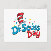 Dr. Seuss-dag | Confetti Briefkaart (Voorkant)