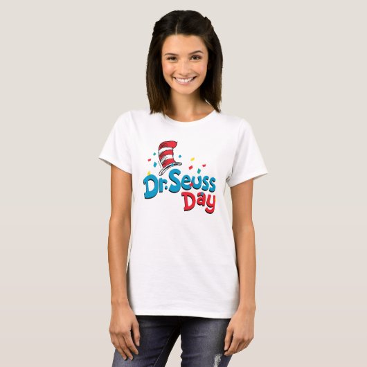 Dr. Seuss Dag| Confetti T-shirt (Voorkant volledig)