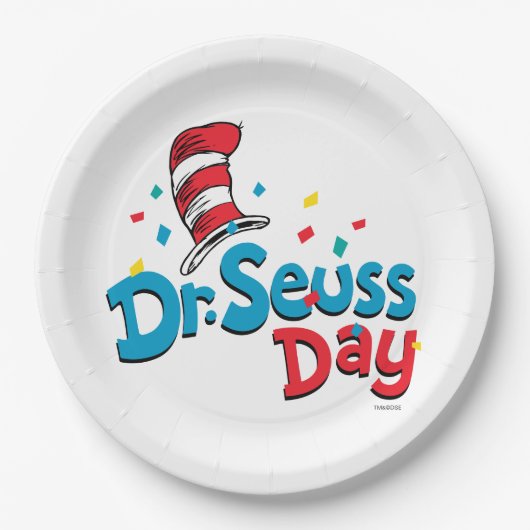 Dr. Seuss Day | CONFETTI Papieren Bordje (Voorkant)