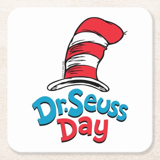 Dr. Seuss Day Kartonnen Onderzetters (Voorkant)