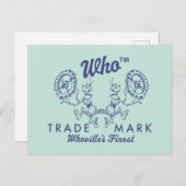 Dr. Seuss | De Finste Logo van Who-ville Briefkaart (Voorkant / Achterkant)