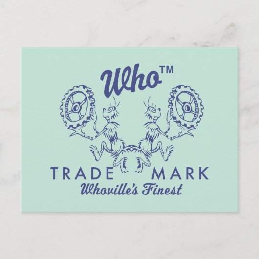 Dr. Seuss | De Finste Logo van Who-ville Briefkaart (Voorkant)