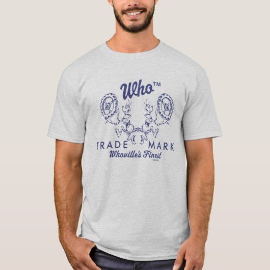 Dr. Seuss| De Finste Logo van Who-ville T-shirt (Voorkant)