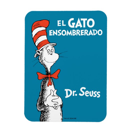 Dr. Seuss De Gekke Hoedenkat Spaans Magneet (Verticaal)