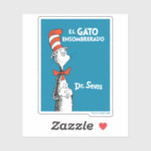 Dr. Seuss De Gekke Hoedenkat Spaans Sticker (Vel)