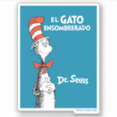 Dr. Seuss De Gekke Hoedenkat Spaans Sticker (Voorkant)