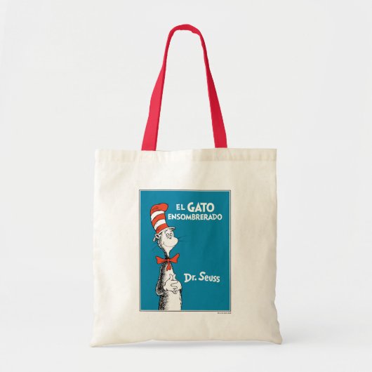 Dr. Seuss De Gekke Hoedenkat Spaans Tote Bag (Voorkant)
