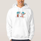 Dr. Seuss | De Grinch | Dans 1 en Thing 2 Hoodie (Voorkant)