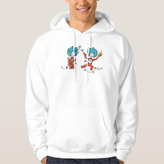 Dr. Seuss | De Grinch | Dans 1 en Thing 2 Hoodie (Voorkant)