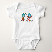 Dr. Seuss | De Grinch | Ding 1 & Ding 2 Dansen Romper (Voorkant)