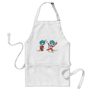Dr. Seuss   De Grinch   Ding 1 & Ding 2 Dansen Standaard Schort