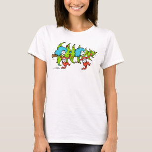 Dr. Seuss De Grinch Ding 1 Ding 2 Kerstmis T-shirt
