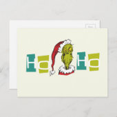 Dr. Seuss | De Grinch - Ho Ho Ho Briefkaart (Voorkant / Achterkant)