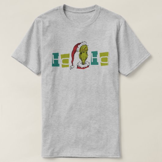 Dr. Seuss| De Grinch - Ho Ho Ho T-shirt (Design voorkant)