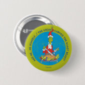 Dr. Seuss | De Grinch | Kerst Braden Beest Ronde Button 5,7 Cm (Voorkant /achterkant)