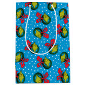 Dr. Seuss | De Grinch | Kerstkrans Patroon Medium Cadeauzakje (Voorkant)