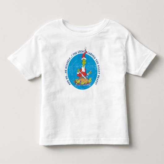 Dr. Seuss | De Grinch | Kerstmis Roast Beest Kinder Shirts (Voorkant)