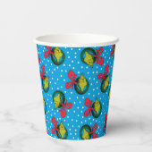 Dr. Seuss | De Grinch | Kerstvormig patroon Papieren Bekers (Achterkant)