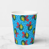 Dr. Seuss | De Grinch | Kerstvormig patroon Papieren Bekers (Links)