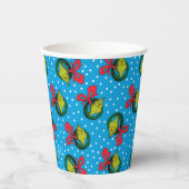 Dr. Seuss | De Grinch | Kerstvormig patroon Papieren Bekers (Voorkant)