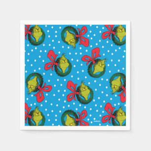 Dr. Seuss De Grinch Kerstvormig patroon Servet