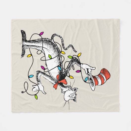 Dr. Seuss | De Grinch | Kwijting in de Ha Fleece Deken (Voorkant (Horizontaal))