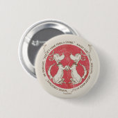 Dr. Seuss | De Grinch | Max - Kerstcitaat Ronde Button 5,7 Cm (Voorkant /achterkant)