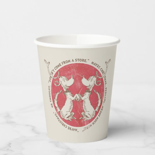 Dr. Seuss | De Grinch | Maximale kerstprijs Papieren Bekers (Links)